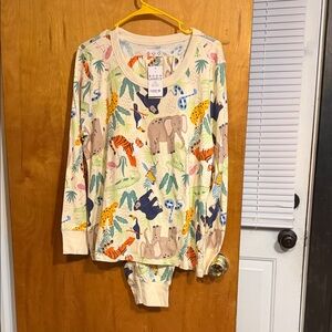 NWT Landry Animal Print Pajama Set sz XL